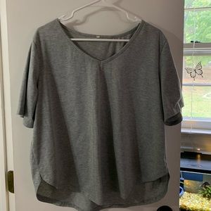 Short Grey Top
